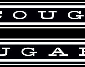 1967 COUGAR Quarter Panel Emblem Plates (Left & Right) [Standard/ Base Cougar Rectangle]